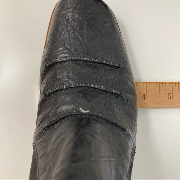 Roberto Sanyo leather chunk heel ankle boot shootie bootie EU 37 - Picture 7 of 10